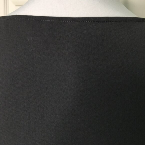 MaxMara Women's Short Sleeve Shift Dress Gray and White Size Medium Color Block - Picture 10 of 16